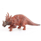 Simulation Animal Dinosaur World Static Toy Models, 6 PCS Triceratops, 6 PCS Velociraptor, 6 PCS Brown Tyrannosaurus, Emperor Tyrannosaurus