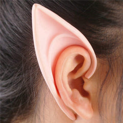1pair Halloween Elf Latex Ears Cosplay Props, 10cm, 12cm