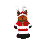 Christmas Knife And Fork Cover Christmas Decorations, Elderly, Snowman, Elk