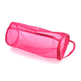 Mesh Bag DIY Hand Weaving Tools Yarn Storage Knitting Bag Organizer Hollow Yarn Bag, Big Rose Red, Big Purple, Small Rose Red, Small Purple, Small Beige, Small Pink