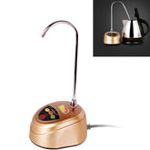 KAMJOVE P-01 Barreled Automatic Water Dispenser Electric Water Absorber CN Plug, P-01 (Gold), Black With Display