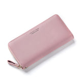 Women Long Clutch Wallet Large Capacity Wallets Female Purse Phone Pocket Card Holder, Pink, Gray, Blue, Green, Wine Red, Black