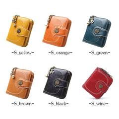 Vintage Button Phone Purses Women Wallets Female Purse Leather Brand Retro Ladies Long Zipper Woman Wallet Card Clutch