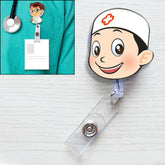 Cute Retractable Badge Reel Student Nurse ID Name Card Badge, ID Name Card Badge