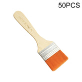 10 PCS Nylon Hair Painting Brush Oil Watercolor Water Powder Paint Brushe