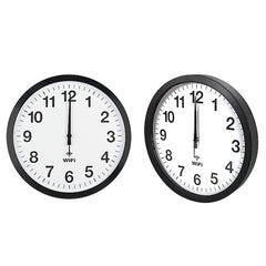 Smart Network Automatic Time Synchronization Wifi Wall Clock Modern Minimalist Silent Living Room Clock, 12 inch, 14 inch, 16 inch