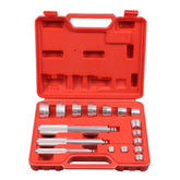 17 In 1 Small Aluminum Alloy Bearing Disassembly Tool Bearing Installation Extractor, 17 In 1(Red), 17 In 1(Blue)