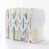Adjust Bookshelf Large Metal Bookend Desk Holder Stand for Books Gift Stationery