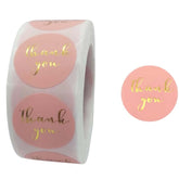 5 PCS Hot Stamping Thank You Sticker Seal Sticker Gift Wedding Decoration, C-09, C-04, C-10, C-11, C-21-25
