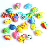 10 PCS Fish Tank Simulation Fake Fish Plastic Tropical Fish Children Swimming Pool Toy, Random Color Delivery, Fish Tank Simulation Fake Fish