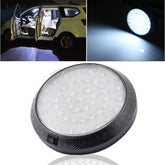 12V 46 LED Roof Light Camper Van Caravan Motor Home Boat White Light with ON / OFF Switch, 46 LEDs