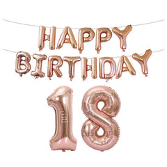 Birthday Decoration Aluminum Foil Balloon 40 Inch Big Number Aluminum Foil Balloon Decoration Set, 18, 21, 30, 40, 50
