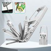 13 In 1 Multifunctional Stainless Steel Combination Batch Head Small Tool Foldable Outdoor Emergency Tool, 13 In 1