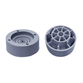 4 PCS / Set Furniture Home Appliance Washing Machine Rubber Foot Mat Moisture-Proof Shock Absorption Heightened Foot Mat Base, 2.5cm Plus Layer Gray, Adjustable Height About 8-9.5cm Gray, 2.5cm Plus Layer Blue, Adjustable Height About 8-9.5cm Blue