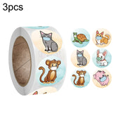 3 PCS Reward Stickers Children Toys Stationery Decoration Label, K-43 2.5cm / 1inch