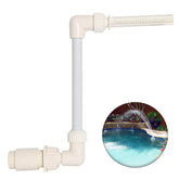 K-210 Swimming Pool Decoration Accessories Swimming Pool Adjustable Height Direction Small Waterfall Fountain, Waterfall Fountain Accessories