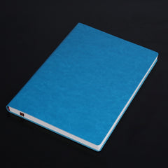 Notebook Student Notepad Diary Book Business Record Book PU Notebook, A5 Plain Weave Blue, A5 Plain Weave Cockscomb Red, A5 Plain Charred Tea Brown, A5 Plain Weave Black, A5 Plain Weave Bitter Tea Red, A5 Plain Weave Nile Blue, A5 Plain Weave Horn Gray...