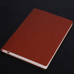 Notebook Student Notepad Diary Book Business Record Book PU Notebook, B5 Plain Charred Tea Brown, B5 Plain Weave Black, B5 Plain Weave Bitter Tea Red, B5 Plain Weave Nile Blue, B5 Plain Weave Horn Gray, B5 Plain Weave Green, B5 Embossed Turquoise Green...