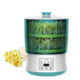 RONGWEI Bean Sprouts Machine Household Automatic Large-Capacity Bean Sprouts Barrel, CN Plug, Double Layer, Double Layer+Plate+ 3m Cable, 3-layer Model+3m Cable, 3-layer+Plate+3m Cable, Double Layer+Double Plate+3m Cable