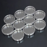 10 PCS Polystyrene Sterile Petri Dishes Bacteria Dish Laboratory Medical Biological Scientific Lab Supplies, 55mm, 60mm, 70mm, 90mm, 100mm, 150mm