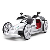 Children DIY Solar Sports Car Toy Science Education Assembled 4-Wheel Electric Drive Model, DIY Solar Sports Car Toy