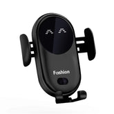 Smart Infrared Sensor Car Wireless Charger Car Holder Mobile Phone Wireless Charger, Black, Red, Yellow, Blue, Black (With Suction Cup Bracket), Red (With Suction Cup Bracket), Yellow (With Suction Cup Bracket), Blue (With Suction Cup Bracket)