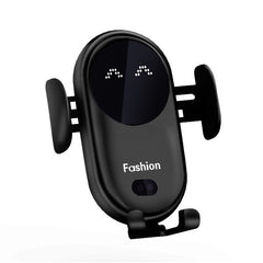 Smart Infrared Sensor Car Wireless Charger Car Holder Mobile Phone Wireless Charger, Black, Red, Yellow, Blue, Black (With Suction Cup Bracket), Red (With Suction Cup Bracket), Yellow (With Suction Cup Bracket), Blue (With Suction Cup Bracket)