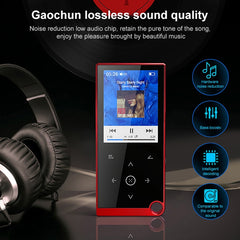 2.4 inch Touch-Button MP4 / MP3 Lossless Music Player, Support E-Book / Alarm Clock / Timer Shutdown, 4GB without Bluetooth, 8GB without Bluetooth, 16GB without Bluetooth, 4GB Bluetooth Version