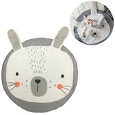 Baby Infant Play Mats Kids Crawling Carpet Floor Rug Baby Bedding Rabbit Blanket Cotton Game Pad Children Room Decor, Grey Rabbit, Fox, Koala, Lion, Deer, Sheep, Swan, Unicorn, Giraffe, Panda, Penguin, Butterfly, Tiger, Bear, Pink Rabbit
