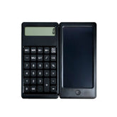 Solar Calculator Handwriting Board Learning Office Portable Folding LCD Writing Board, Button Battery