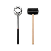 304 Stainless Steel Coconut Opener Tool Coconut Shell Shaving Tool Set, 3 in 1 Coconut Opener, 2 in 1 Coconut Opener