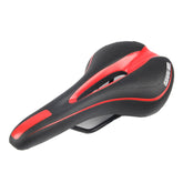 Mountain Bike Saddle Road Bike Folding Car Seat Cushion Cycling Equipment, Black Red, Black Blue, Black White, Black Yellow, Dark Green, Full Black