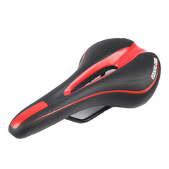 Mountain Bike Saddle Road Bike Folding Car Seat Cushion Cycling Equipment, Black Red, Black Blue, Black White, Black Yellow, Dark Green, Full Black