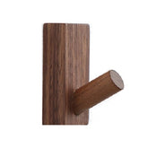 Solid Wood Punch-Free Entrance Behind The Door On The Wall Sticky Hook Clothes Hook Beech Wood, Beech Wood, Oak, Black Walnut