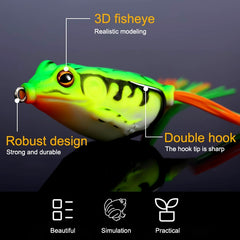 Bionic Thunder Frog Lure Bait Simulation Fishing Bait, 5.5cm/12g