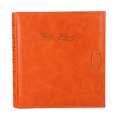 6 inch 500 Sheets Interstitial PP Album PU Leather Retro Bronzing Cover Photo Album, Red, Yellow, Blue, Black, Beige, Orange, Dark Red
