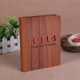 6-Inch 32 Sheets Wooden DIY Photo Album Creative Gift, 1314, Grow Up, Happiness, Baby Love, Love For You, The Story Of Time, Forever, Photo Album, I love You, I Am On My Way, Fawn, Pickup Light Stream Shadow
