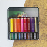 72-Color Tin Box Oily Drawing Color Pencils, 72-Color Pencils