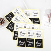 100 Pcks Thank You Moon Cake And Egg Yolk Pastry Sealing Sticker Packaging Box Sticker Decoration, Sealing Sticker