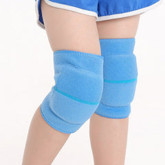 Children Sponge Thickened Knee Pads Sports Dancing Anti-Fall Protective Gear, Specification: M (Rose Red), S (Black), M (Black), S (Sky Blue), M (Sky Blue), S (Rose Red), M (Rose Red)
