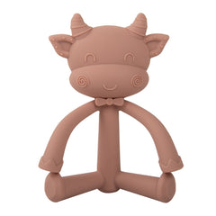 Three-Dimensional Cartoon Silicone Baby Teether Molar Rods Children Toys Maternal And Child Supplies, Gray Green, Beige, Light Coffee, Peach Powder, Scalper, Pink Sheep, Yellow Sheep, Coffee Sheep, Green Sheep, Beige Sheep