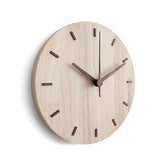 Solid Wooden Wall Clock Home Living Room Wall Clock Decorative Clock, Solid Wooden Wall Clock