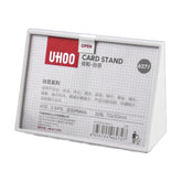 Acrylic Triangle Price Tag Student Desk Seat Board (White), 7.4x5.3cm (White), 7.4x10.5cm (White), 7.4x5.3cm (Black), 7.4x10.5cm (Black)