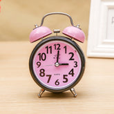 A32 Double Bell Alarm Clock Student Bedside Belt Alarm, Pink, Orange, Light Blue, Light Green