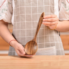 Non-Stick Pot Wood Shovel Teak Cooking Pot Shovel Tableware, Sweet Spoon, Saving Spoon, Bent Spoon, Mixing Spoon, Filter Spoon, Curved Shovel, Thickened Oblique Shovel, Curved Spatula, Small Spoon, Medium Spoon, Long Handle Spoon, Long Handle Filter Spoon