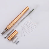 MM VWAN Magic Hairdressing Eyebrow Trimming Engraving Pen Scoring Stainless Steel Razor, Golden, Red, Silver, Blue