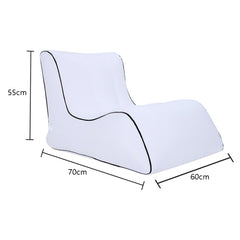 BB1803 Foldable Portable Inflatable Sofa Single Outdoor Inflatable Seat, 70 x 60 x 55cm, 90 x 70 x 65cm, 100 x 80 x 70cm