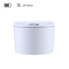 EXPED SMART Desktop Smart Induction Electric Storage Box Car Office Trash Can, Specification:, 3L Battery Version (White), 3L Battery Version (Khaki), 5L Battery Version (White), 5L Battery Version (Khaki), 3L USB Charging (White), 3L USB Charging (Kha...