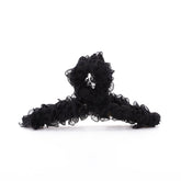 Resin Material Spring Hair Clip, Colour: 25 Yellow Net Yarn, 1 Transparent, 2 Green, 3 Light Coffee, 4 Creamy-white, 5 Dark Gray, 6 Pink, 7 Chestnut, 20 Black Net Yarn, 21 Pink Net Yarn, 22 Lake Blue Net Yarn, 23 Light Purple Net Yarn, 24 Red Net Yarn