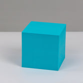 8 PCS Geometric Cube Photo Props Decorative Ornaments Photography Platform, Colour: 5 x 5 x 5cm Small White Square, Small Lake Blue Square, Large Lake Blue Square, Small Lake Blue Rectangular, Large Lake Blue Rectangular, Small Lake Blue Cylinder